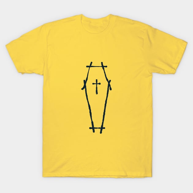 Toe Pincher Coffin T-Shirt by Aunt Choppy